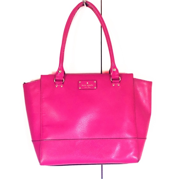 KATE SPADE Wellesley Small Camryn Sweetheart Pink Leather Satchel - Picture 2 of 11